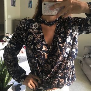 Trendy Flower blouse